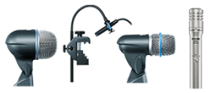 SHURE BETA 52-BETA 56-BETA 98-SM 81